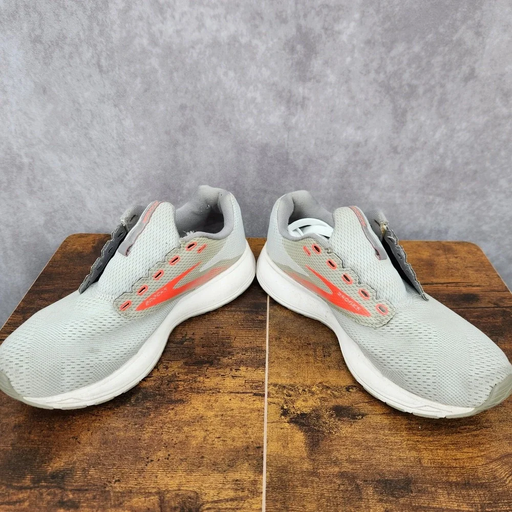 Brooks Range‎ Running Shoes Womens 9 B Gray Orange Sneakers Trainers 1203361B055